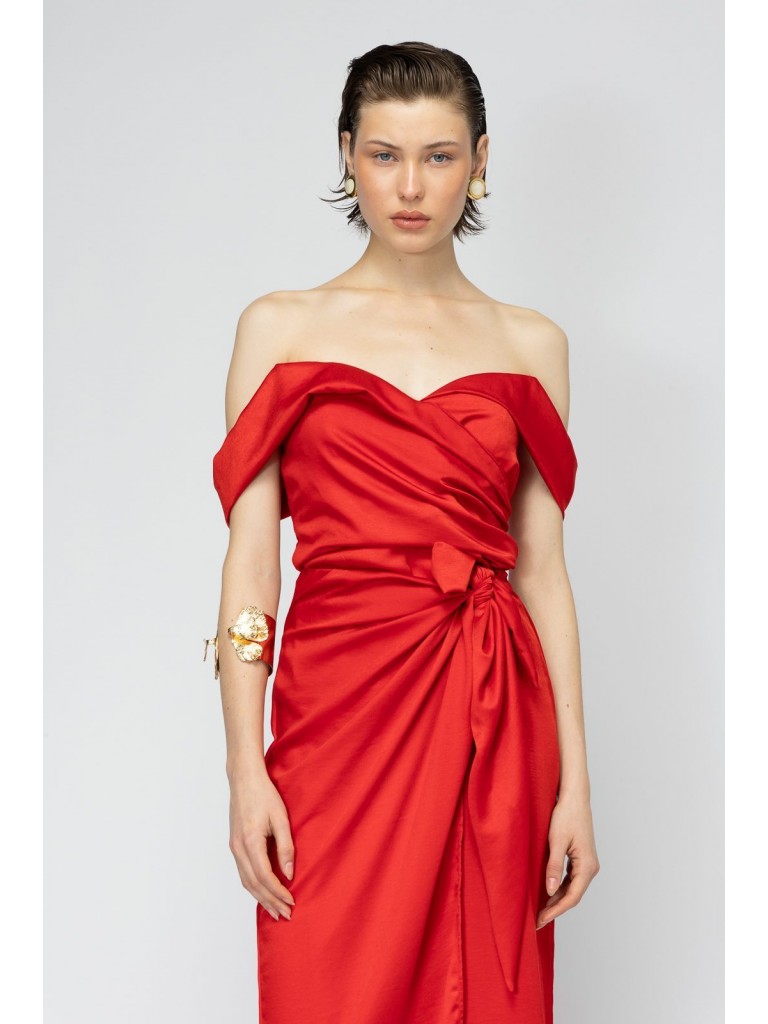 Φόρεμα club colada red